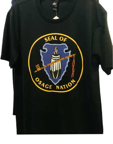 Black Heather Seal of the Osage Nation Tee Short Sleeve
