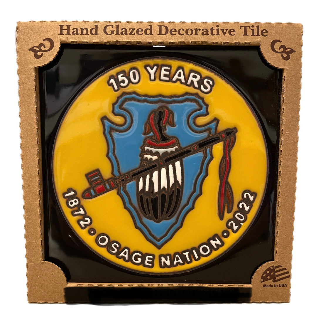 Osage Nation Sesquicentennial Commemorative Tile